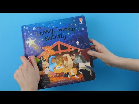 Видео обзор The Twinkly Twinkly Nativity Book [Usborne]