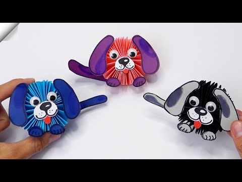 Origami DOG easy DIY paper crafts