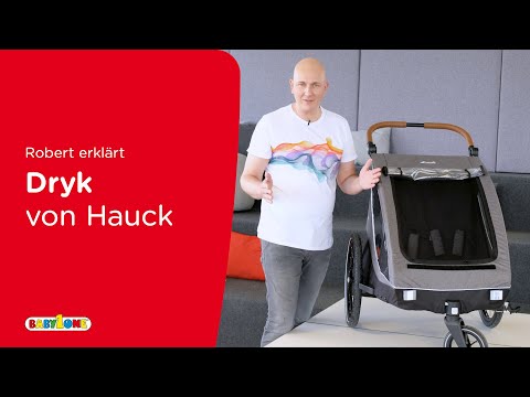 Robert erklärt den Fahrradanhänger HAUCK Dryk | @babyone