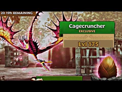 CAGECRUSHER MAX LEVEL 175 TITAN MODE - EXCLUSIVE MONSTROUS NIGHTMARE - Dragons: Rise of Berk