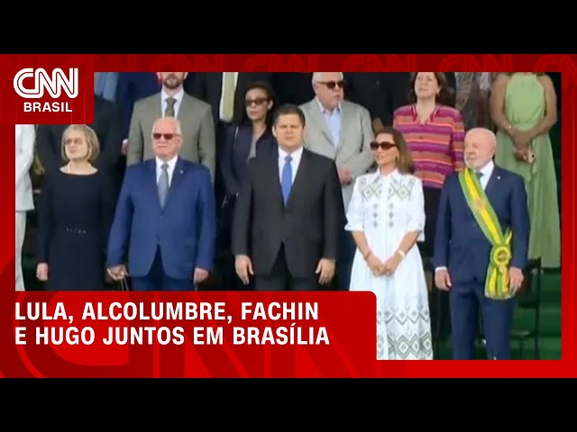 7 de Setembro: chefes dos Três Poderes participam de desfile em Brasília  | LIVE CNN