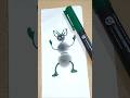 simple drawing with creative ant art techniques shorts drawing