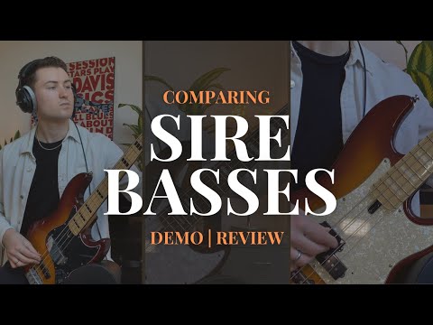 Comparing 3 Sire Marcus Miller Basses Demo/Review