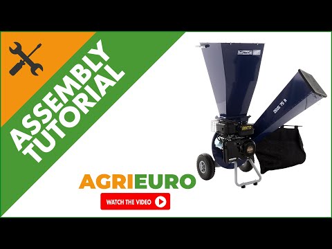 BullMach ZEUS 75 R - Petrol Garden Shredder RATO 7 HP- Double Hopper - Assembly tutorial