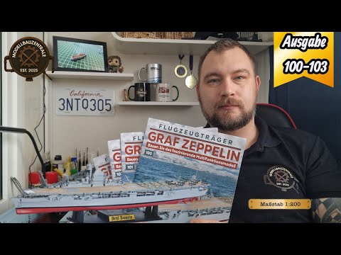 Graf Zeppelin Issues 100-103 #hachette #modelmaking #partwork