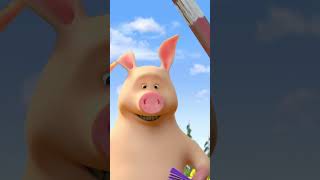 Иногда счастье — это просто грязная лужа! 🐷✨#Shorts #машаимедведь #НеРодисьКрасивой #MashaBear #kids