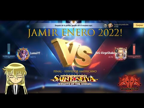 🏆JAMIR ENERO 2022!🏆 LUMEIYT VS VIRGOSHAKA! LA GRAN FINAL! Saint Seiya Awakening KOTZ