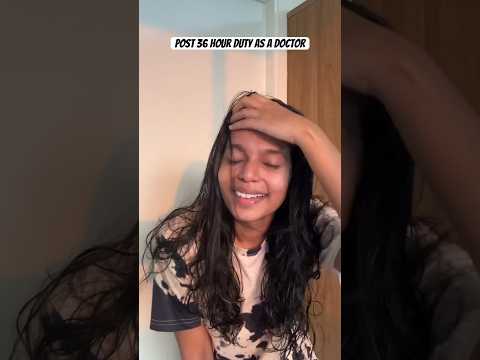 after 36 hours😱 duty as an intern doctor! | #selfcarevlog #doctor #mbbs