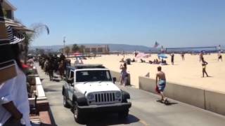 Fourth of July at Hermosa Beach on the Strand