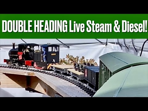 Victoria BC: DOUBLE HEAD: Live Steam Accucraft Sabrina & Mamod Boulton, + Bachmann Loco! (Sub/Share)