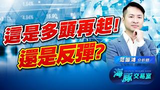 台股修正結束了? 海豚又滿水位了嗎? 多頭再起?｜海豚交易室｜范振鴻 (圖)