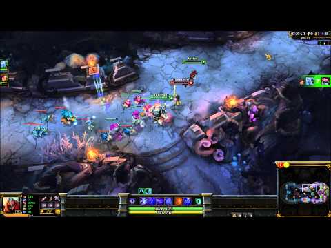 Zed Game Play on the new Twisted Treeline - LoL