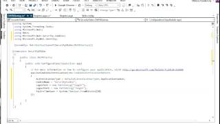 Security Part 3 - Setting up OWIN and Signing In