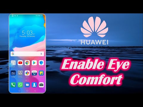 Enable Blue Light Filter in Huawei