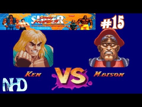 Let's Play Street Fighter 2 TNC Ken Stage 15 VS M.Bison (Ending)
