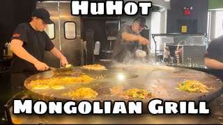 HuHot Mongolian GRILL | Live Cooking | Aveek Roy