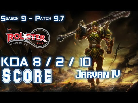 KT Score JARVAN IV vs ELISE Jungle - Patch 9.7 KR Ranked