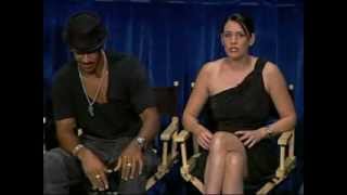 Paget Brewster impersonates Shemar Moore & they talk Twitter video