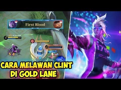 CARA MELAWAN CLINT DI GOLD LANE BIAR GA KALAH LANE || TOP GLOBAL MOSKOV VS TOP GLOBAL CLINT