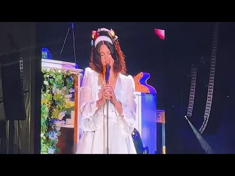 Lana Del Rey @ Lollapalooza music festival Chicago 06/08/23 IG screenshot
