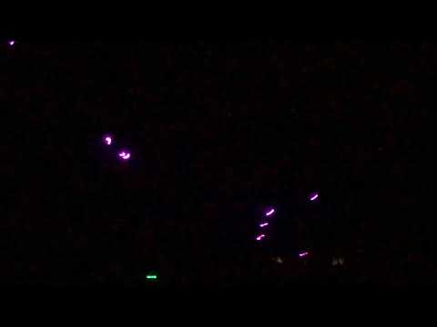 LED funfighters rc model night airshow at Weston park international model airshow 2021