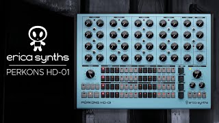 Video thumbnail for Erica Synths Perkons HD-01 Sound Demo (no talking) by Limbic Bits