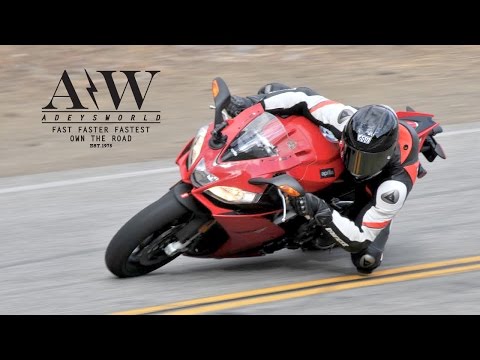 Mulholland Drive in an Aprilia RSV4 R