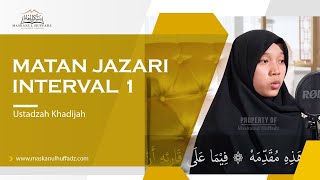 Download lagu MATAN JAZARI INTERVAL 1 || USTADZAH KHADIJAH || MASKANUL HUFFADZ INDONESIA mp3