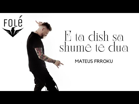 Mateus Frroku - E ta dish sa shumë të dua - COVER