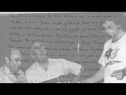 Leo Brouwer's tribute to Julian Bream.