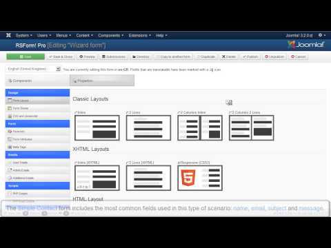 Episode 8 : Creating  forms for Joomla! with RSForm! Pro