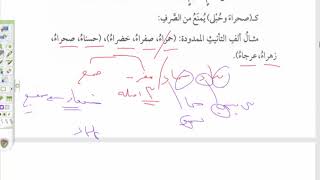 صورة شرح التسهيل لمعاني المقدمة الآجرومية  (15) الممنوع من الصرف