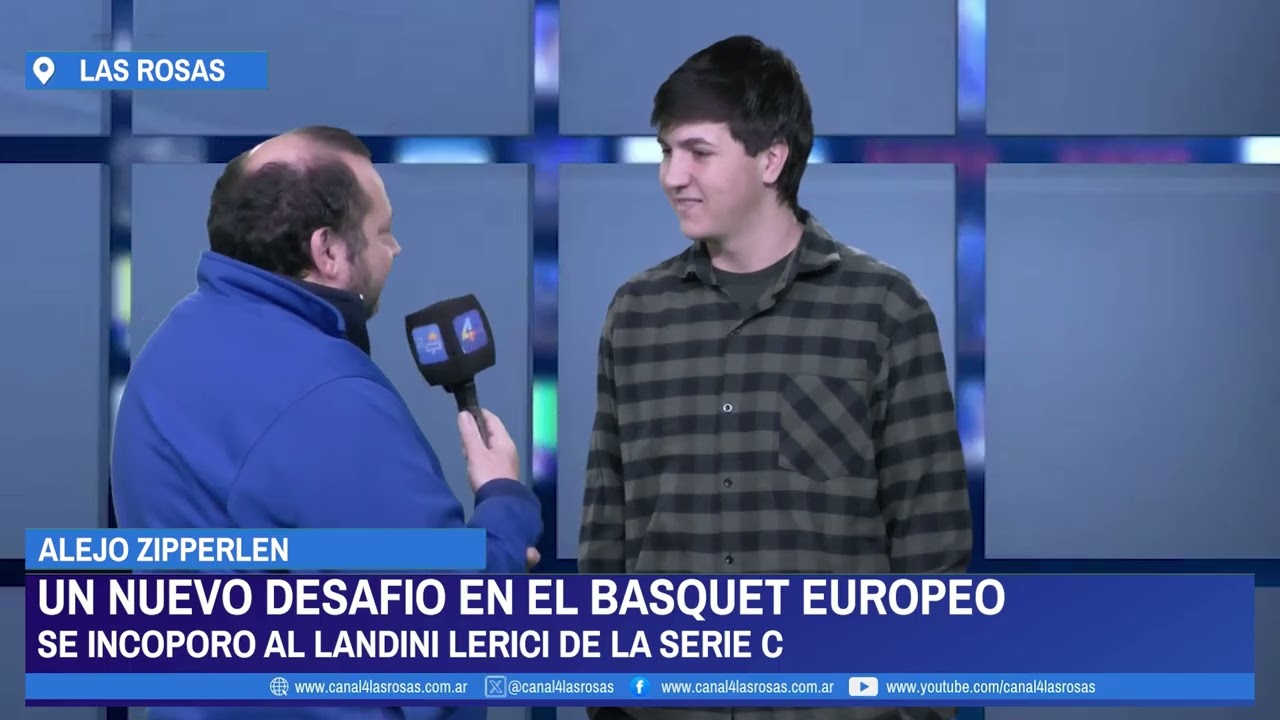 De Las Rosas a Italia: Alejo Zipperlen cruza fronteras para jugar en el básquet italiano con Landini Lerici