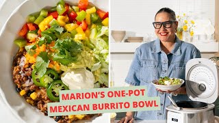 One Pot Mexican Burrito Bowl | Panasonic SR-DA152 Rice Cooker