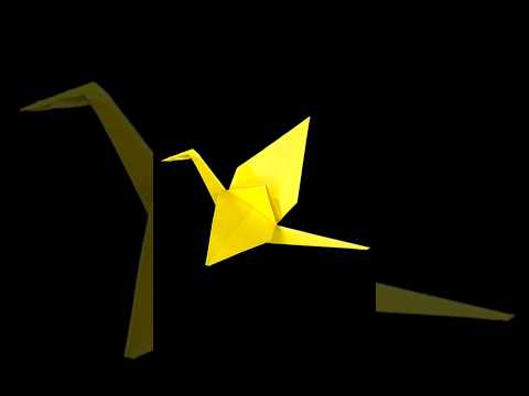 Origami Crane. How To Fold Paper Crane #origami #tutorial #papercrane