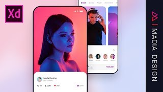 모바일컨셉 디자인 [Adobe XD]