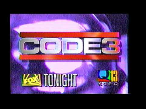 KCPQ13 Fox Cops and Code 3 TV Show Commercials - 1992