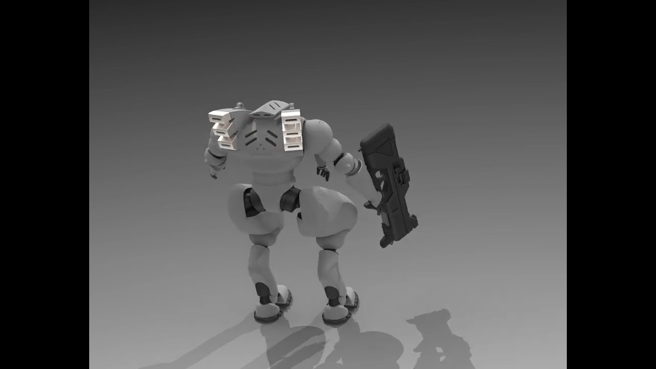 MSDF Type 303 Armored Suit 3D Print Model