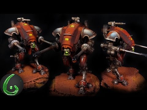 Painting Tutorial WH40K Armiger Helverins Scheme!