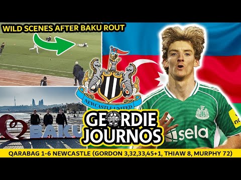 ABSOLUTE CARNAGE after NUFC Champions League win - we've NEVER seen this before