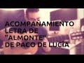 Guitarra flamenca-Fandangos-Estribillo de "Almonte" de Paco de Lucía