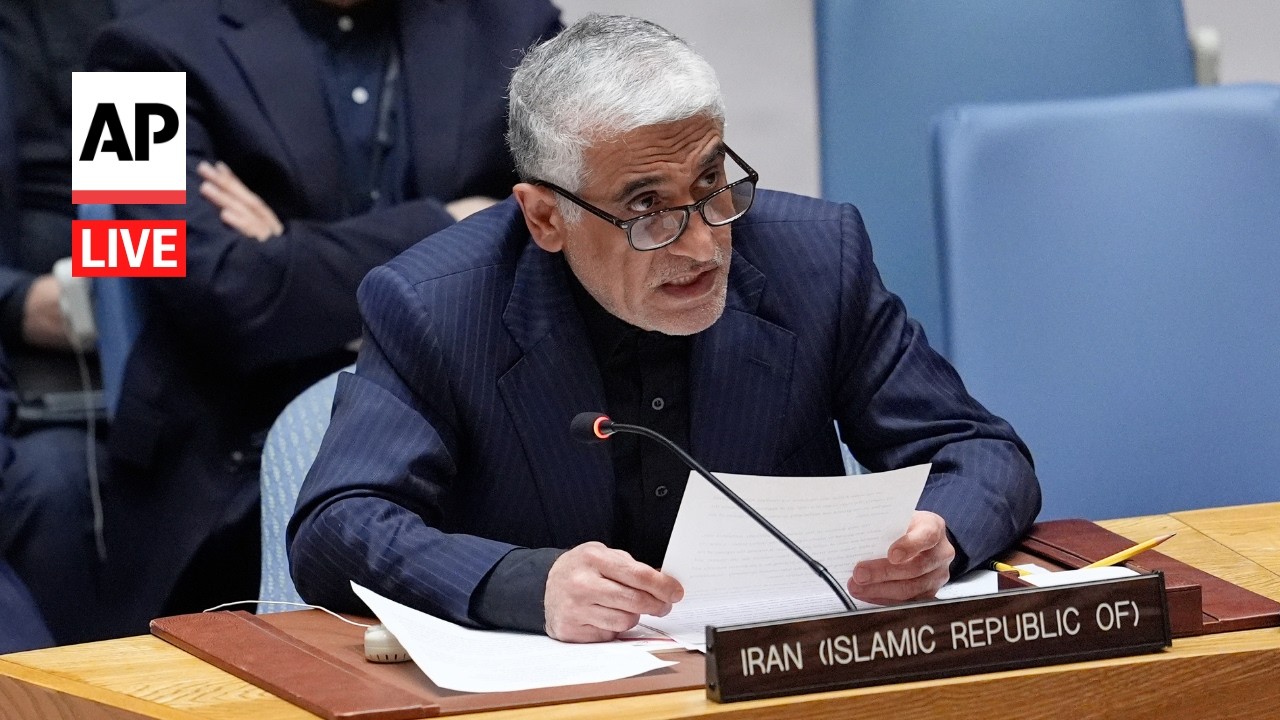 Video | LIVE: UN Security Council meeting on Iran
