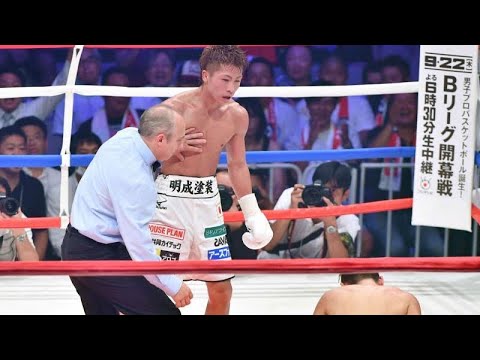 井上尚弥 VS ペッバーンボーン・ゴーキャットジム 「腰の痛みに耐え痛めた右拳でダウンを奪う」#shorts #井上尚弥 #naoyainoue #ボクシング世界チャンピオン #ボクシング世界戦