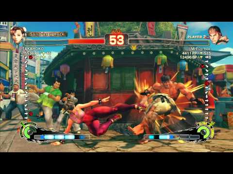SSF4 AE 2012: TAKAHOKO (Chun-Li) vs MrFuji boc (Ryu) - Xbox Live Ranked Match