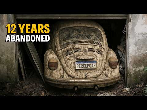INSANE Cleaning of This VW Beetle ABANDONED for OVER a DECADE!