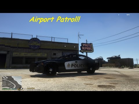 GTAV | LSPDFR |🛫 Airport Patrol!🛬 | Ep#10