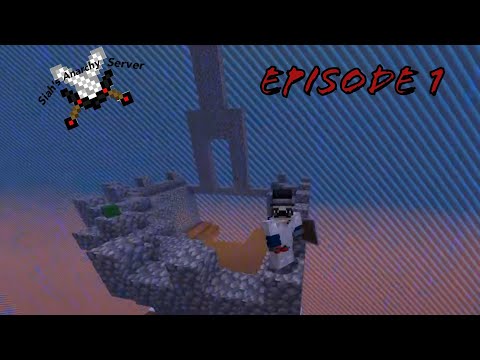 SiahPlays - Building a Castle! - Minecraft Anarchy Server Day 1