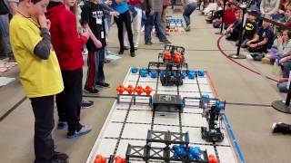 February 25, 2017 Tournament at Fall River Elementary – Finals Match with Berthoud Robotics Club’s Team 1069H (Elite Machines)