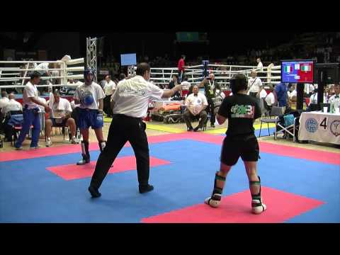 Deirdre Begley v Monica Floridia junior WAKO Worlds 2012