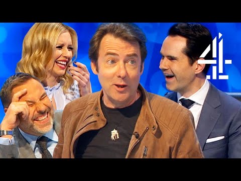 Jonathan Ross Being the Physical Embodiment of DAD HUMOUR on 8 Out of 10 Cats Does Countdown!
